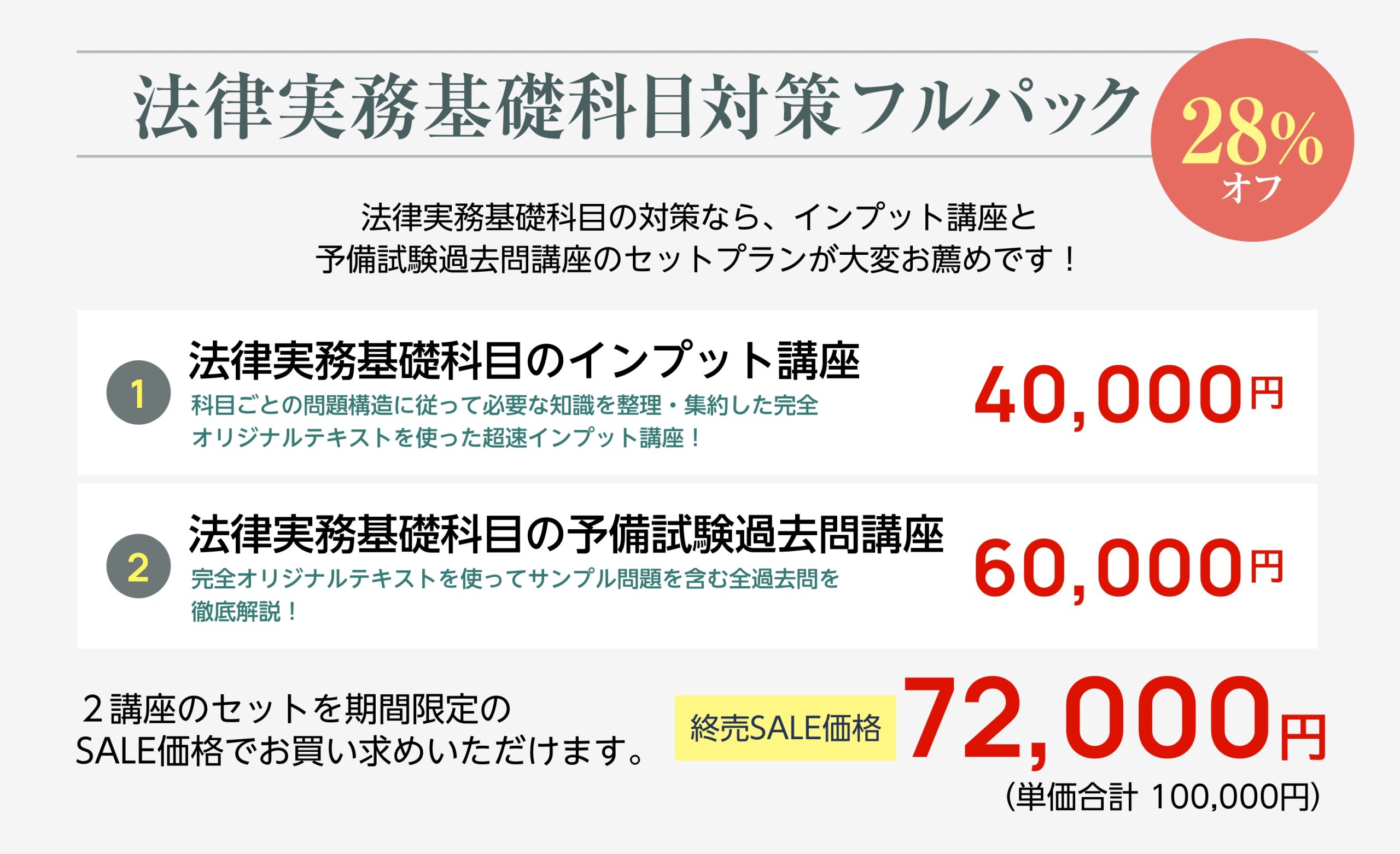 令和６年予備試験合格を目指す方 オススメ講座の紹介＆奨励学習